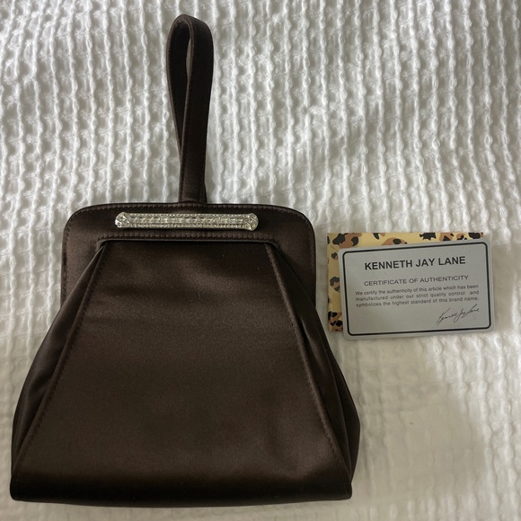 Elegant Brown Evening Clutch - Picture 7 of 10